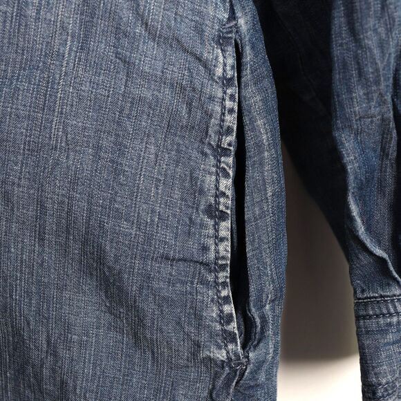 EC Kenneth Cole Reaction Denim Tunic Top size L - Picture 6 of 7